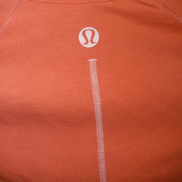 Lululemon Athletica Orange and White Jacket 6 - Picture 10 of 12